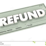 Refund Check Rebate Money Back Payment Stock Illustration