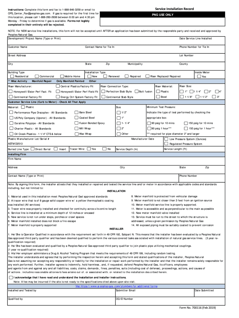 2019 2023 Peoples Gas Form 700116 Fill Online Printable Fillable 2019 2023 Peoples Gas Form 700116 Fill Online Printable Fillable